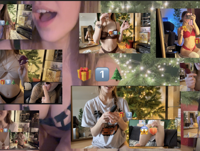 My first time trying anal?!? Hot Christmas calendar, an orgasm every day (1-9)