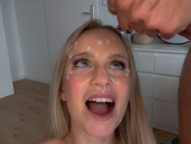 Blowjob + 4x Facials In A Row! :o