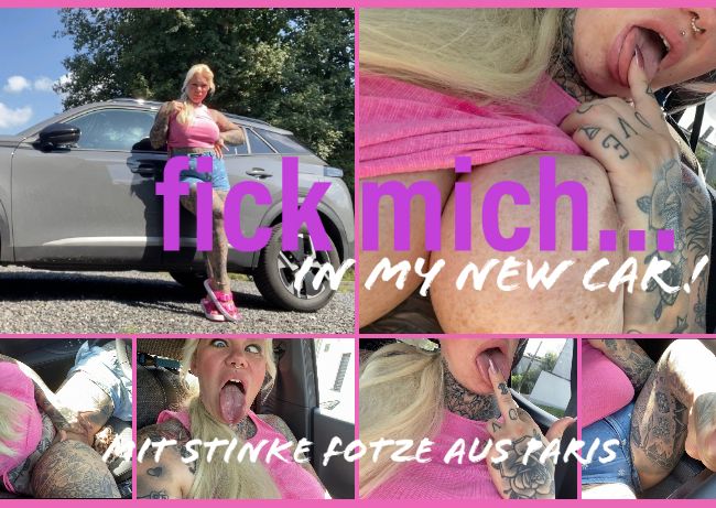 Fuck me…IN MY NEW CAR | WITH STINKY PUSSY FROM PARIS