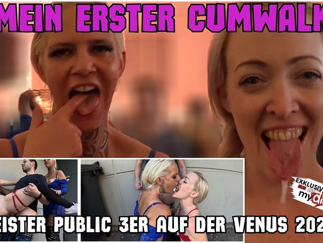 MY FIRST CUMWALK – BRAZEN PUBLIC 3some at VENUS 2024